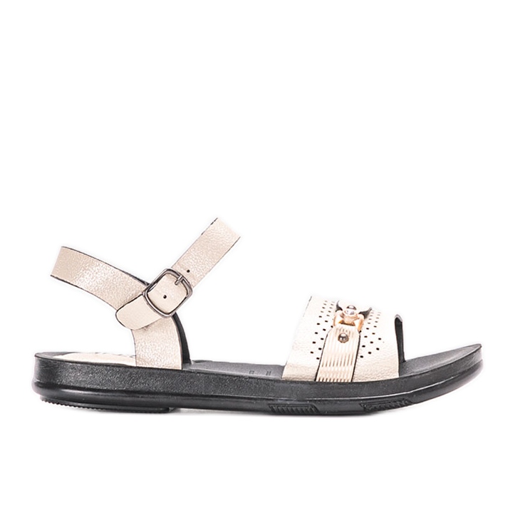 Béžové dámské sandály Lehti béžový vícebarevný Béžové dámské sandály Lehti béžový vícebarevný