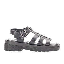 Černé dámské sandály Bradam černý