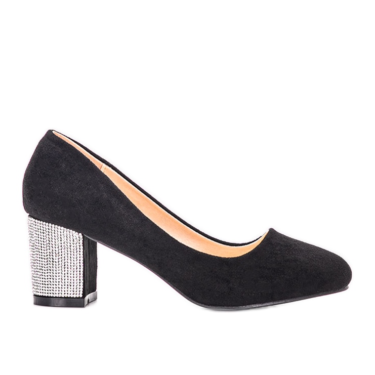 Černé lodičky na sloupu Goyal černá