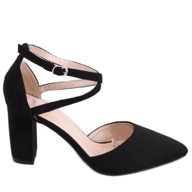 Lodičky na postu Lizzie Black černý