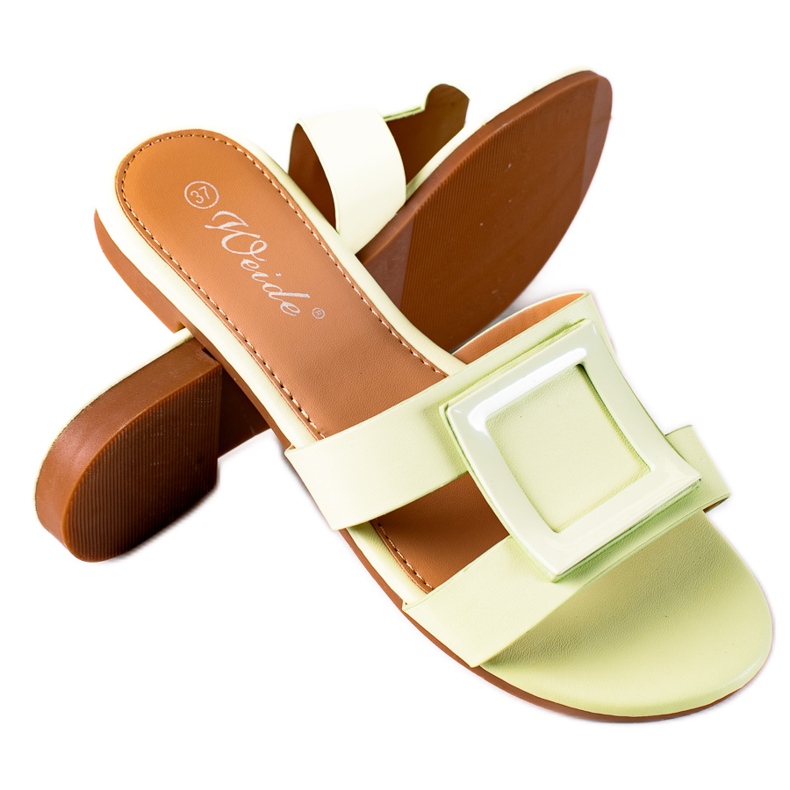 SHELOVET Klasické dámské pantofle zelená