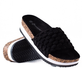 W. Potocki Pletené pantofle Potocki černý