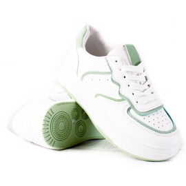 SHELOVET Dámské tenisky bílý zelená