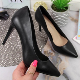 Lodičky na černém podpatku Sergio Leone černý