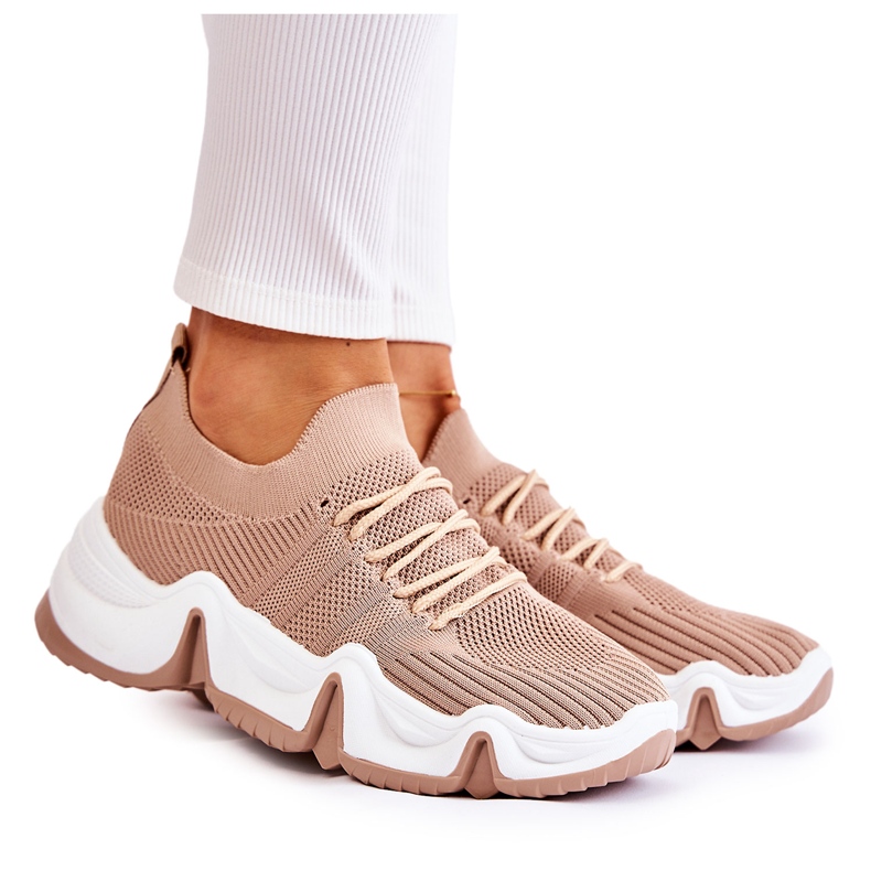 PG1 Dámské béžové nazouvací tenisky Dayen béžový