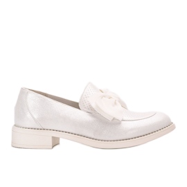 Bílé kalhoty s mašlí Bizier bílý Bílé kalhoty s mašlí Bizier bílý