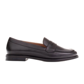 Marco Shoes Kožené mokasíny 2231P-001-1 černý