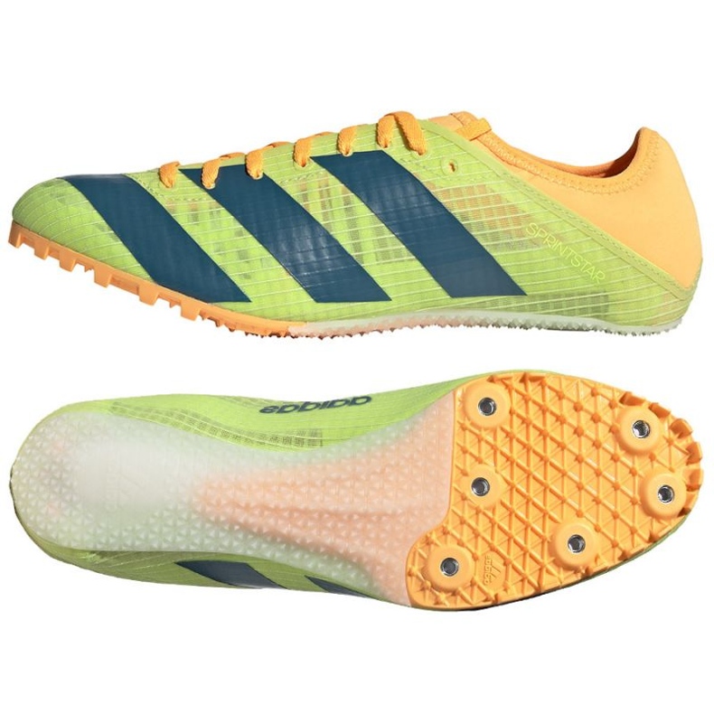 Špuntové boty Adidas Sprintstar M GY0941 zelená