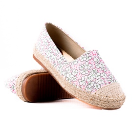 SHELOVET Dámské espadrilky růžový vícebarevný SHELOVET Dámské espadrilky růžový vícebarevný