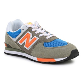 New Balance Jr GC574LA1 šedá