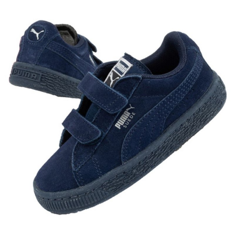Puma Suede 2 Jr 356274 87 modrý Puma Suede 2 Jr 356274 87 modrý