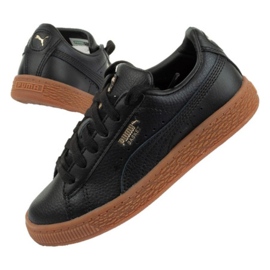 Boty Puma Basket Classic Gum Jr 366669 01 černý