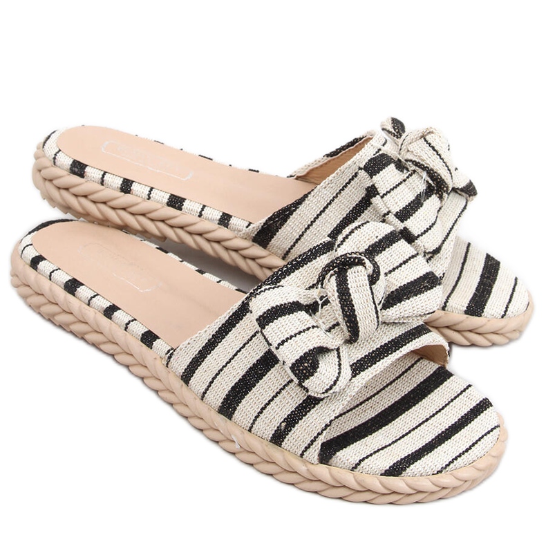 Dámské pantofle Adana Black béžový černá