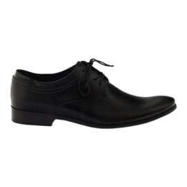 Badura Classic Leather Black Formal Shoes 7549 černý