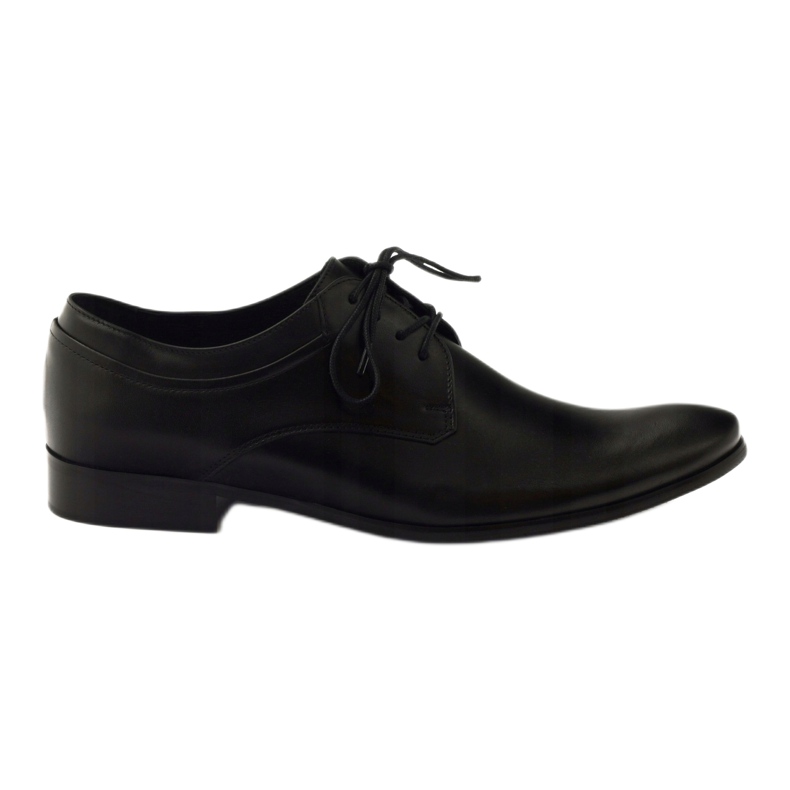 Badura Classic Leather Black Formal Shoes 7549 černá