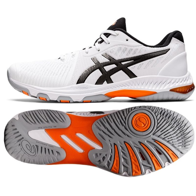 Volejbalové boty Asics Netburner Ballistic Ff 2 M 1051A041 101 bílý bílý