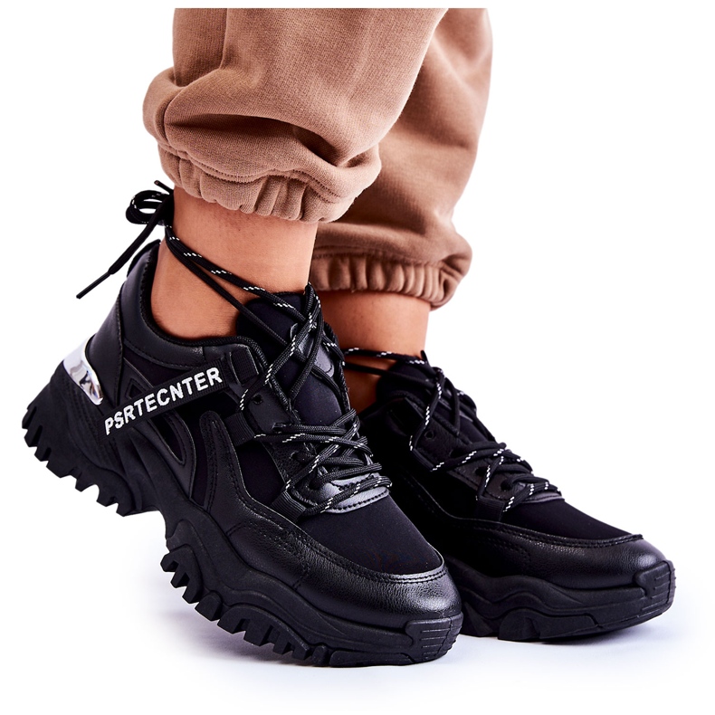 PS1 Dámské tenisky Sportovní boty Black Sheron černá PS1 Dámské tenisky Sportovní boty Black Sheron černá