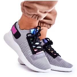 Dámská sportovní obuv nazouvací šedá Klayra