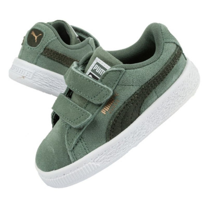 Boty Puma Suede Classics Jr 365077 16 zelená Boty Puma Suede Classics Jr 365077 16 zelená
