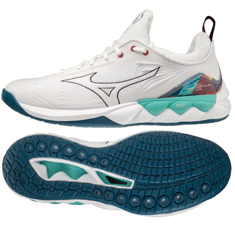 Volejbalové boty Mizuno Wave Luminous 2 M V1GA212048 bílý bílý