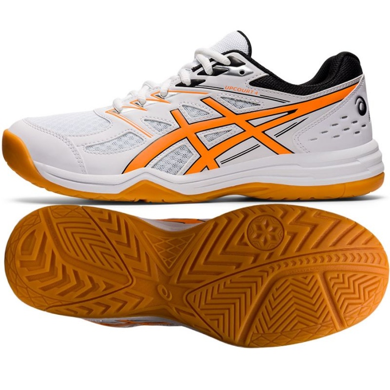 Volejbalové boty Asics Upcourt 4 M 1071A053 104 bílý bílý Volejbalové boty Asics Upcourt 4 M 1071A053 104 bílý bílý