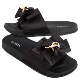 Dámské pantofle Camelia Black černý