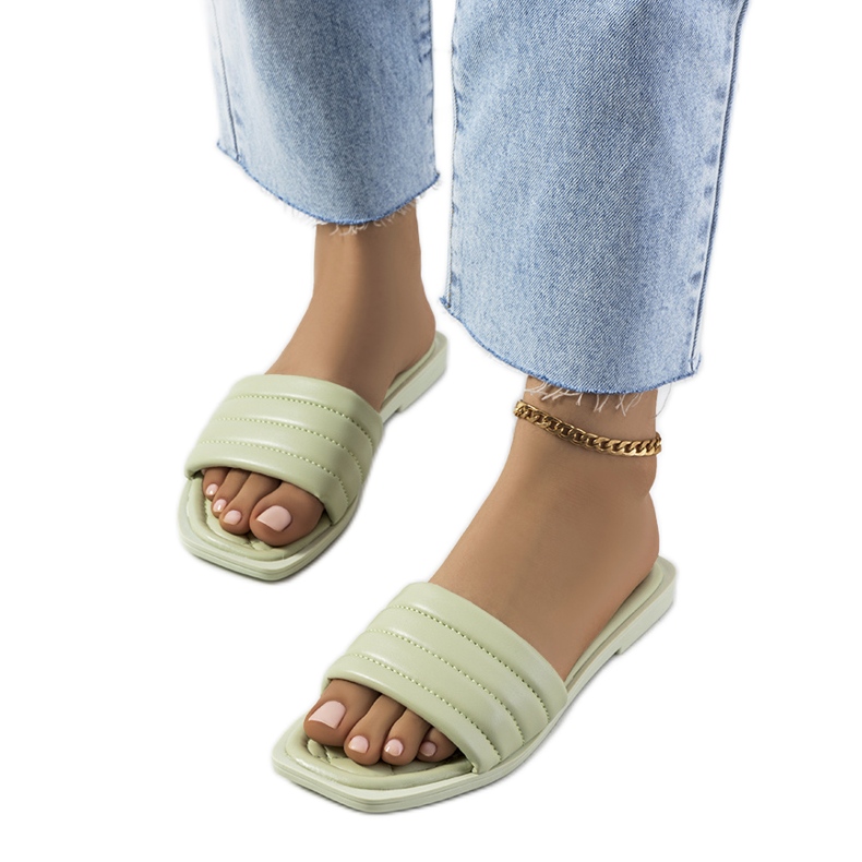 Zelené pantofle Keulen zelená Zelené pantofle Keulen zelená