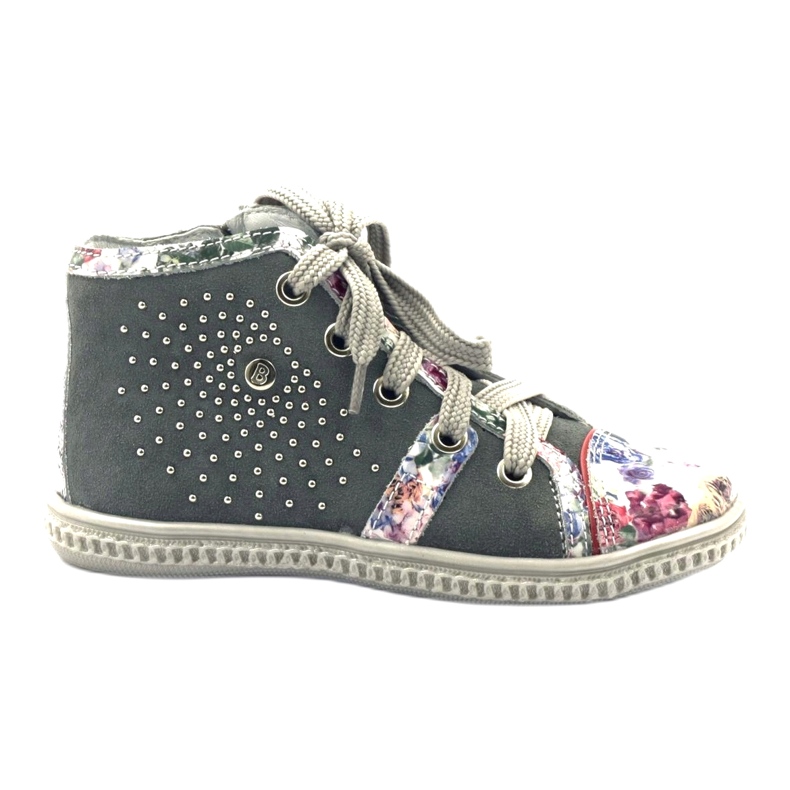 Dětská bota s kamínky 84254 Gray Bartek šedá