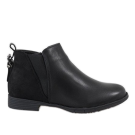 Kayla Shoes Černé zateplené boty 3086 černý