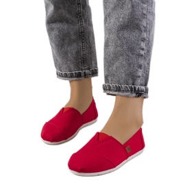 Červené tenisky Basser červený