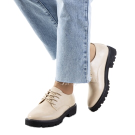 Béžové dámské boty Mungo béžový Béžové dámské boty Mungo béžový