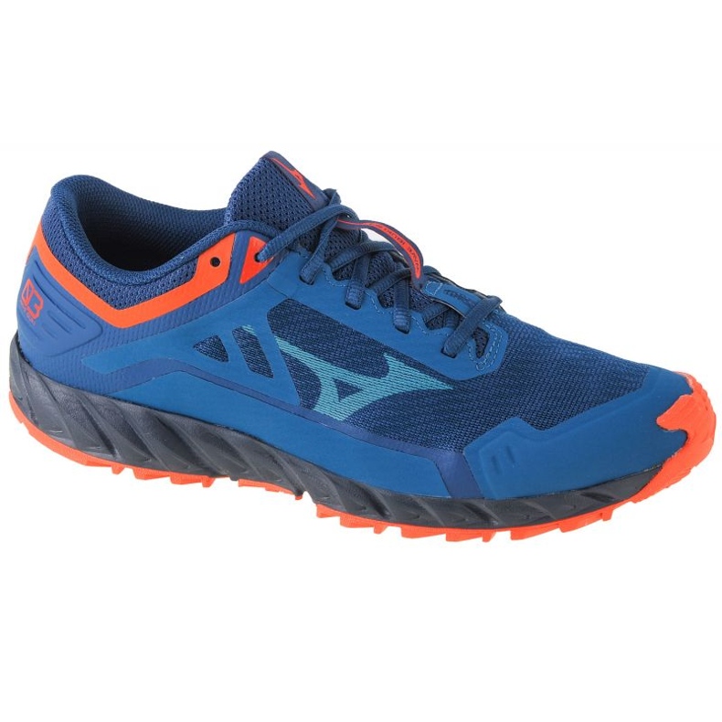 Boty Mizuno Wave Ibuki 3 M J1GJ207318 modrý oranžový