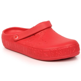 Dětské pantofle kroks červené Big Star II375004 Dětské pantofle kroks červené Big Star II375004