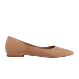 Marco Shoes Subtilní balerínky béžový Marco Shoes Subtilní balerínky béžový
