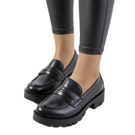 Černé mokasíny Crotty černý