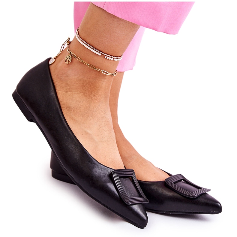 WS1 Balerína S Ornamentem V černém Simone Spitz černá WS1 Balerína S Ornamentem V černém Simone Spitz černá