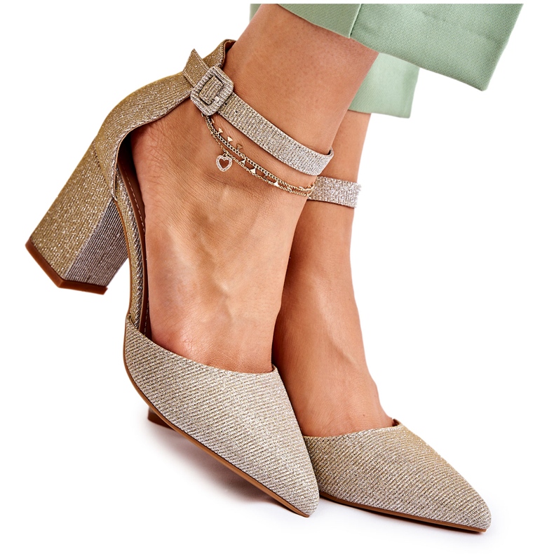 WS1 Lesklé lodičky Na Zlatém Amira Baru zlatý