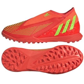 Boty Adidas Predator Edge.3 Ll Tf GV8489 červený pomeranče a červené