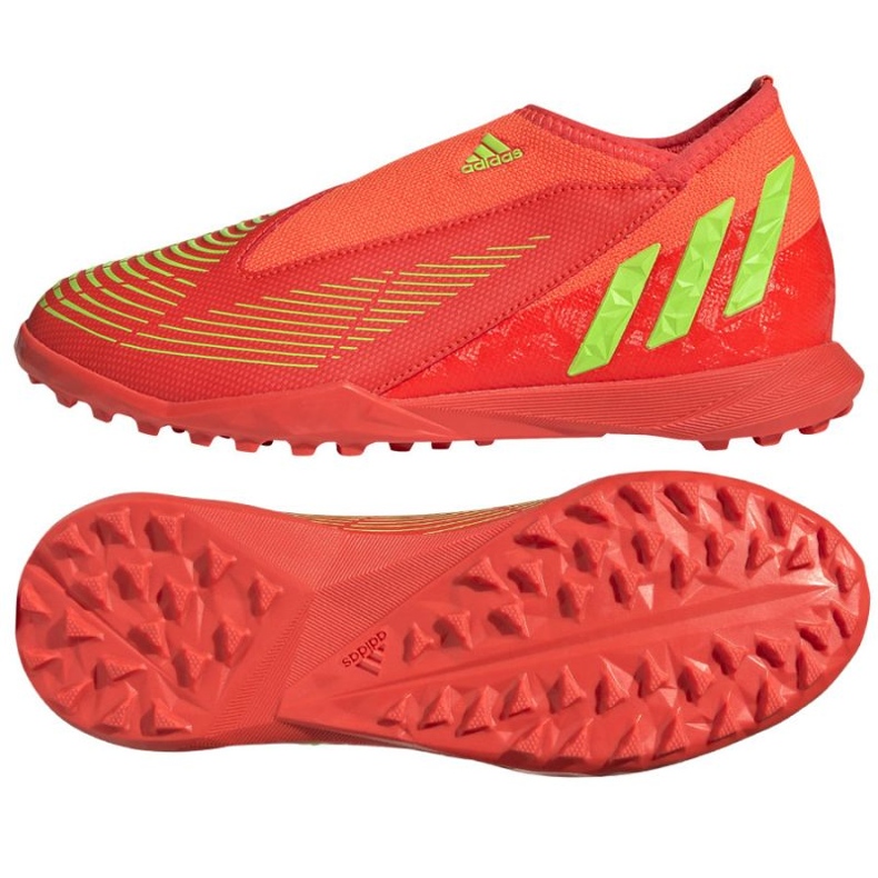 Boty Adidas Predator Edge.3 Ll Tf GV8489 červené pomeranče a červené