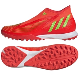 Boty Adidas Predator Edge.3 Ll Tf GV8533 červený pomeranče a červené