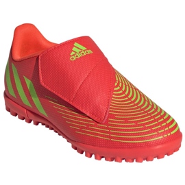 Boty Adidas Predator Edge.4 V Tf Jr GV8480 červený pomeranče a červené