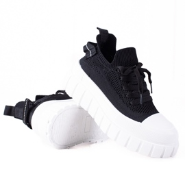 SHELOVET Tenisky Na Silné Platformě černý