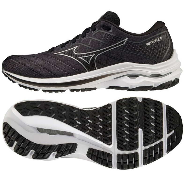 Mizuno Wave Inspire 18 M běžecké boty J1GC224404 černá Mizuno Wave Inspire 18 M běžecké boty J1GC224404 černá
