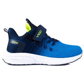 Sportovní dětská obuv VICO Light Navy Blue-Blue námořnická modř modrý