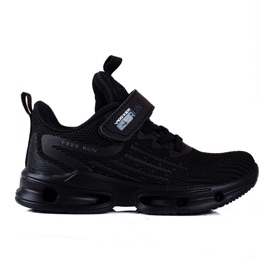 Chlapecké tenisky Vico, černá látka černý