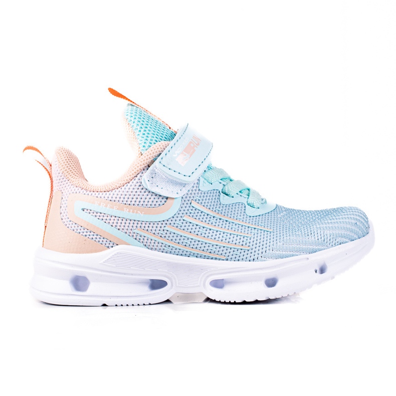 Dívčí tenisky Vico, materiál mátová modrý