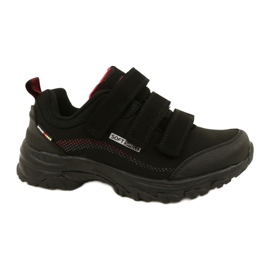 American Club Softshellová sportovní obuv na suchý zip American WT52/22 Black černý