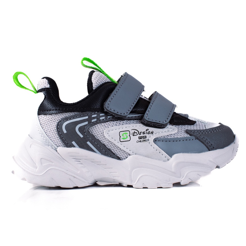 Chlapecké tenisky Shelovet se silnou podrážkou, světle šedé šedá