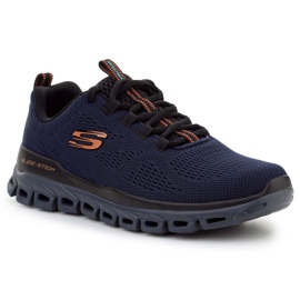Skechers Glide Step Fastun Up M 232136-NVBK černý námořnická modř