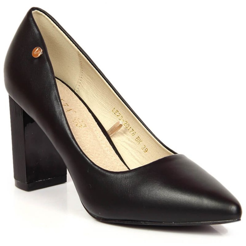 Lodičky na sloupku Vinceza W JAN126A černé černá